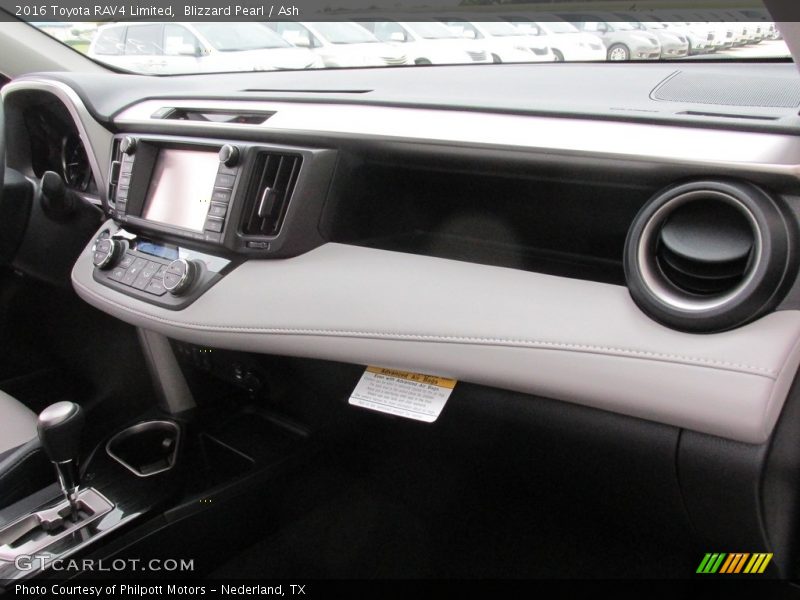 Blizzard Pearl / Ash 2016 Toyota RAV4 Limited
