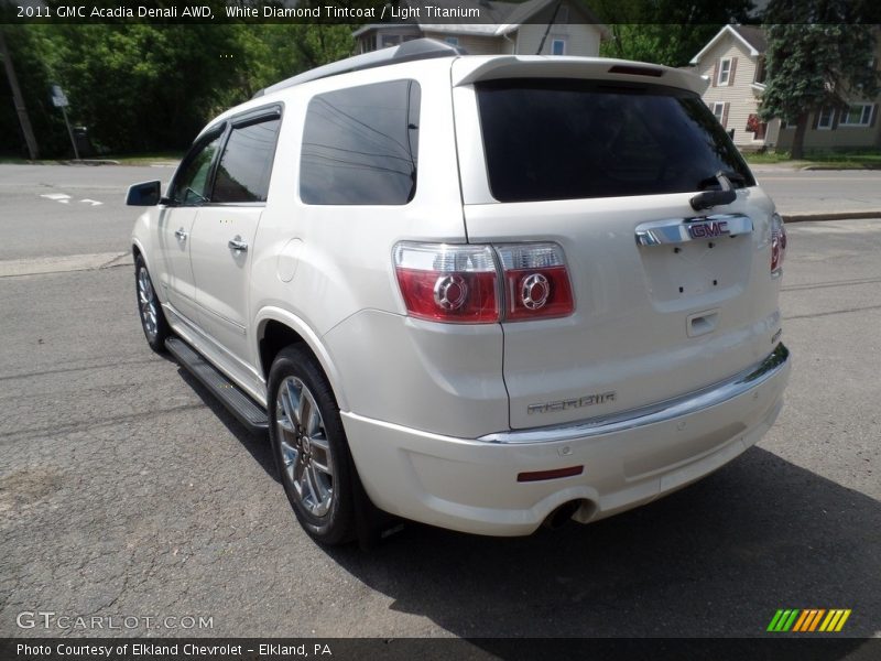 White Diamond Tintcoat / Light Titanium 2011 GMC Acadia Denali AWD