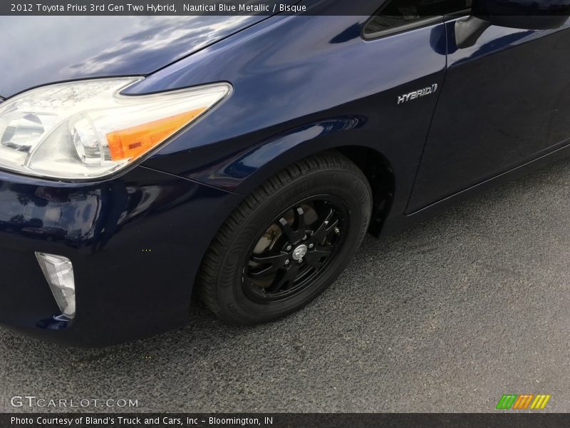 Nautical Blue Metallic / Bisque 2012 Toyota Prius 3rd Gen Two Hybrid