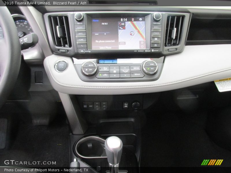 Blizzard Pearl / Ash 2016 Toyota RAV4 Limited