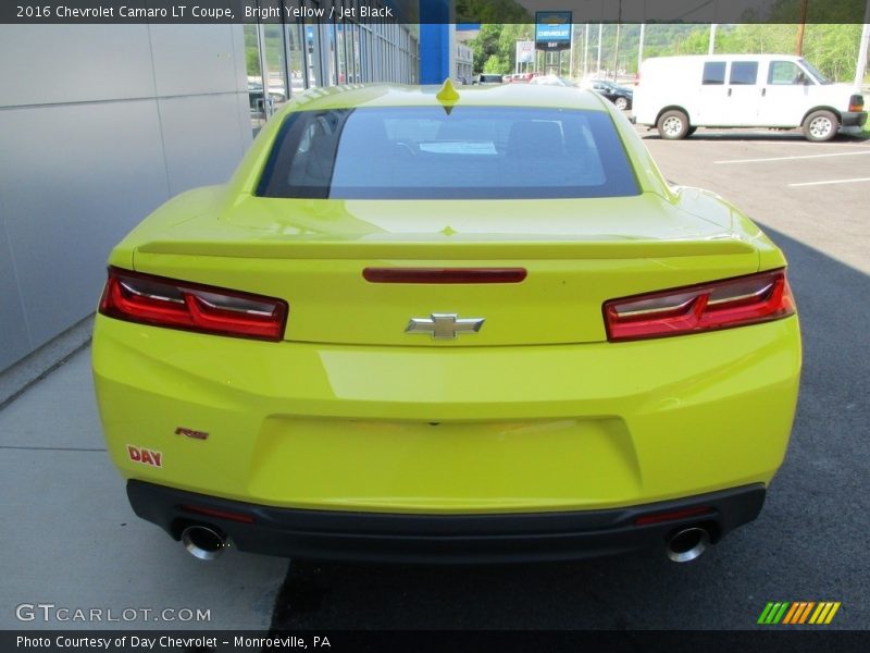 Bright Yellow / Jet Black 2016 Chevrolet Camaro LT Coupe