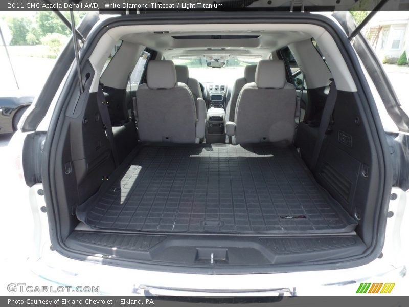 White Diamond Tintcoat / Light Titanium 2011 GMC Acadia Denali AWD