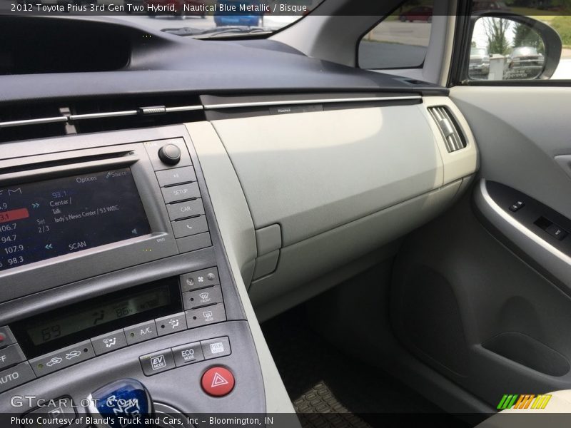 Nautical Blue Metallic / Bisque 2012 Toyota Prius 3rd Gen Two Hybrid