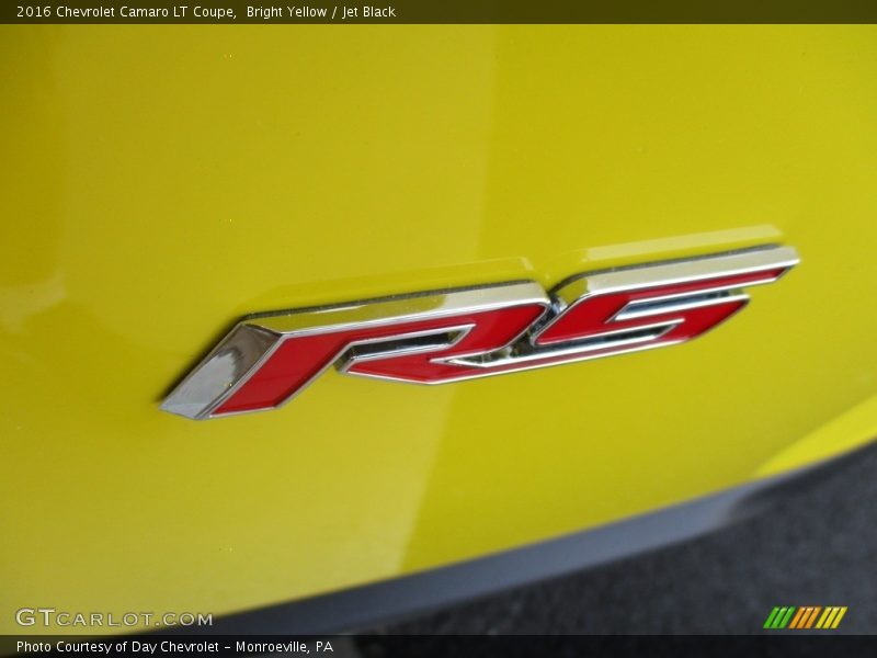 Bright Yellow / Jet Black 2016 Chevrolet Camaro LT Coupe