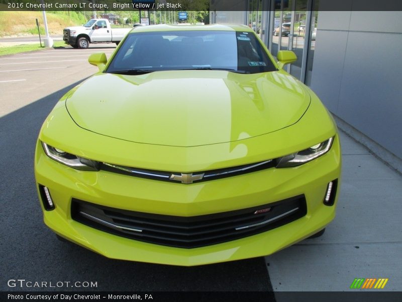 Bright Yellow / Jet Black 2016 Chevrolet Camaro LT Coupe