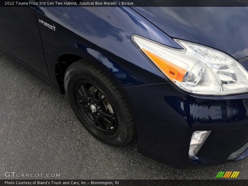 Nautical Blue Metallic / Bisque 2012 Toyota Prius 3rd Gen Two Hybrid