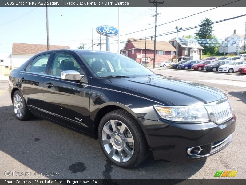 Tuxedo Black Metallic / Dark Charcoal 2009 Lincoln MKZ AWD Sedan
