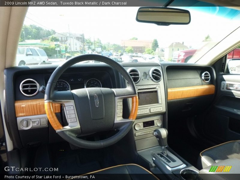 Tuxedo Black Metallic / Dark Charcoal 2009 Lincoln MKZ AWD Sedan