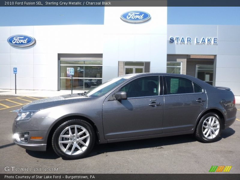 Sterling Grey Metallic / Charcoal Black 2010 Ford Fusion SEL