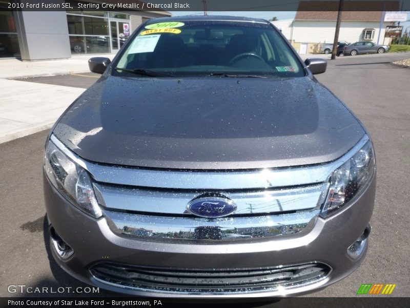 Sterling Grey Metallic / Charcoal Black 2010 Ford Fusion SEL