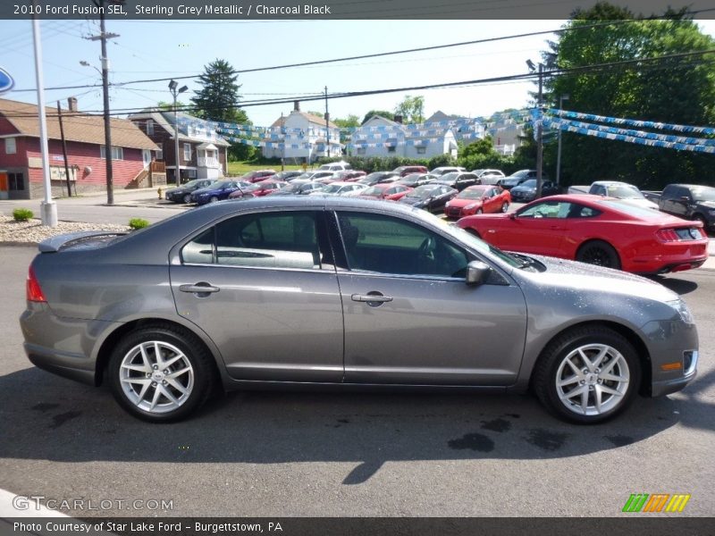 Sterling Grey Metallic / Charcoal Black 2010 Ford Fusion SEL