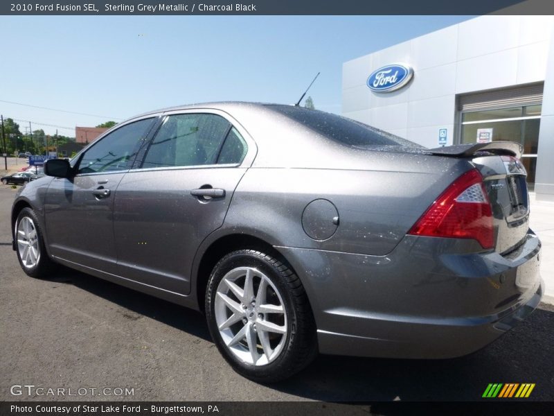 Sterling Grey Metallic / Charcoal Black 2010 Ford Fusion SEL