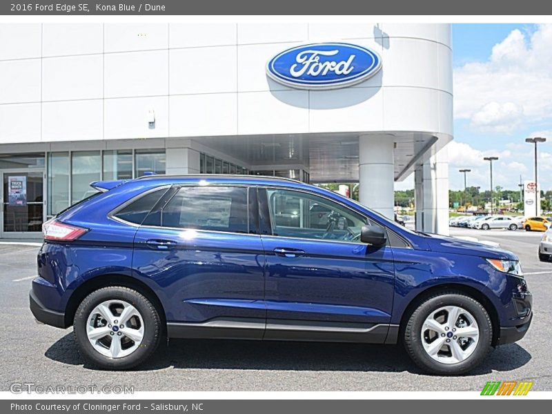 Kona Blue / Dune 2016 Ford Edge SE