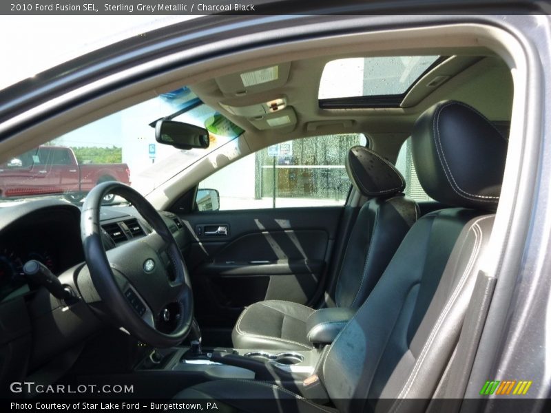 Sterling Grey Metallic / Charcoal Black 2010 Ford Fusion SEL