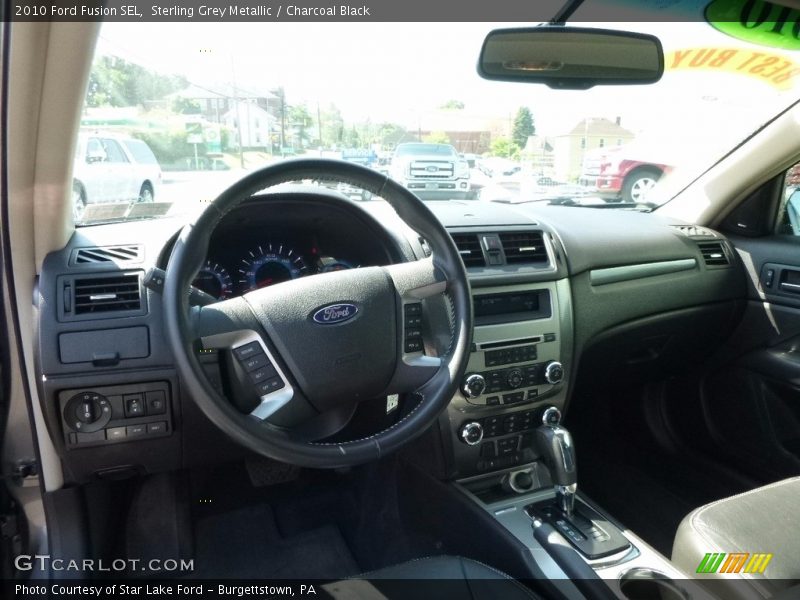 Sterling Grey Metallic / Charcoal Black 2010 Ford Fusion SEL