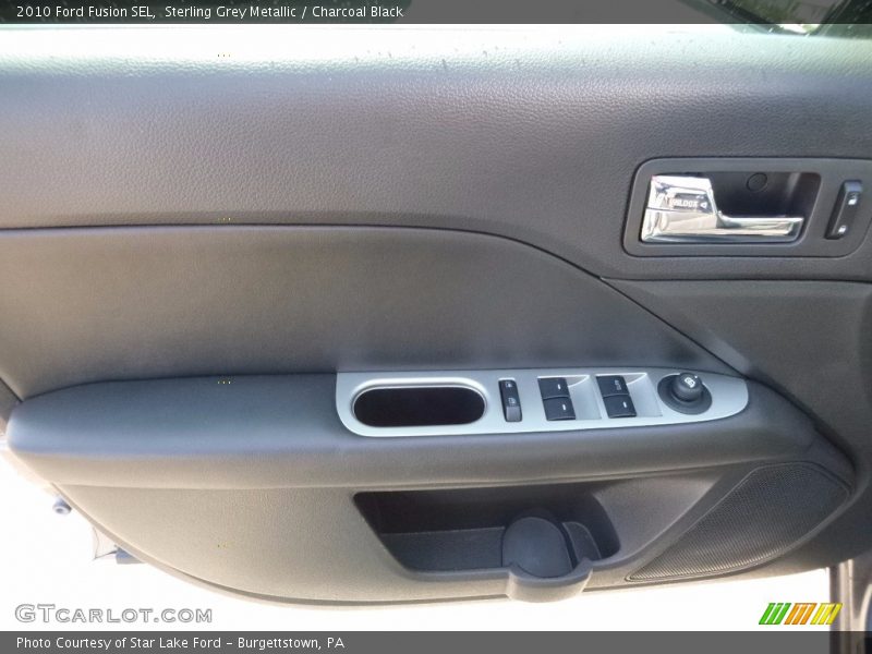 Sterling Grey Metallic / Charcoal Black 2010 Ford Fusion SEL