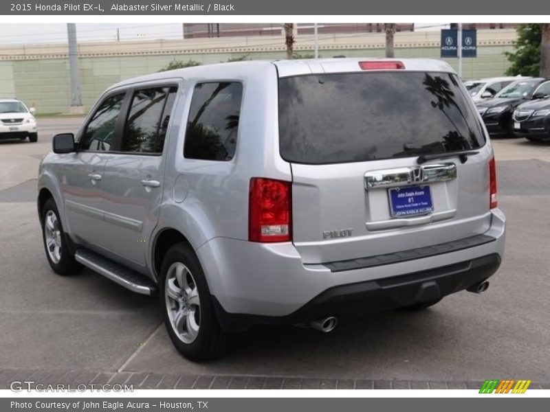 Alabaster Silver Metallic / Black 2015 Honda Pilot EX-L