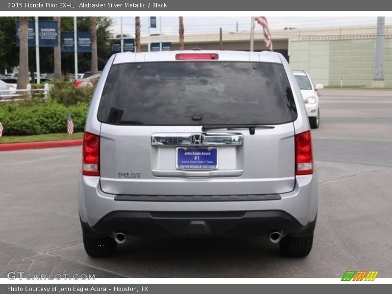 Alabaster Silver Metallic / Black 2015 Honda Pilot EX-L