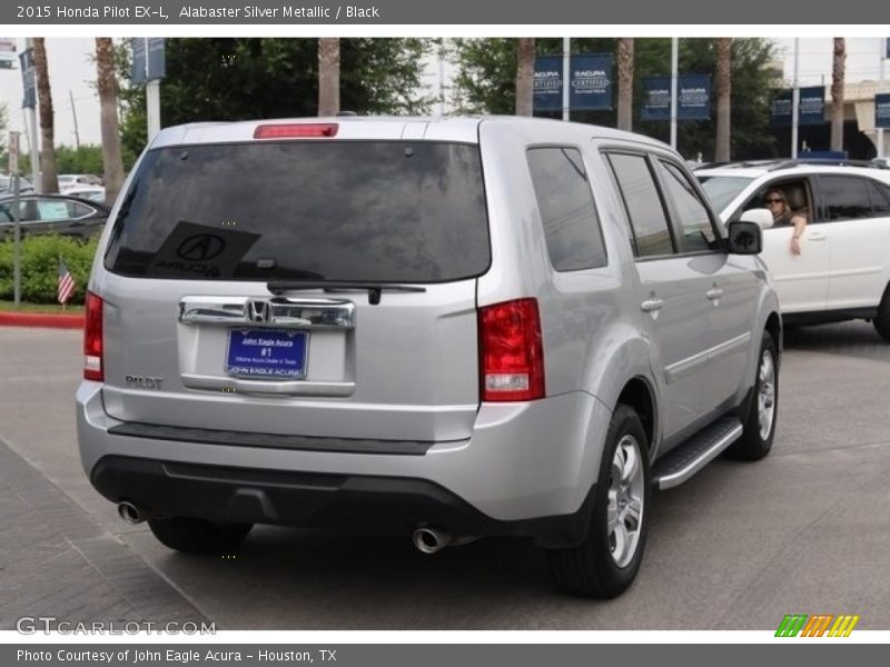 Alabaster Silver Metallic / Black 2015 Honda Pilot EX-L