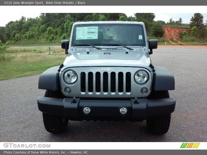 Billet Silver Metallic / Black 2016 Jeep Wrangler Sport