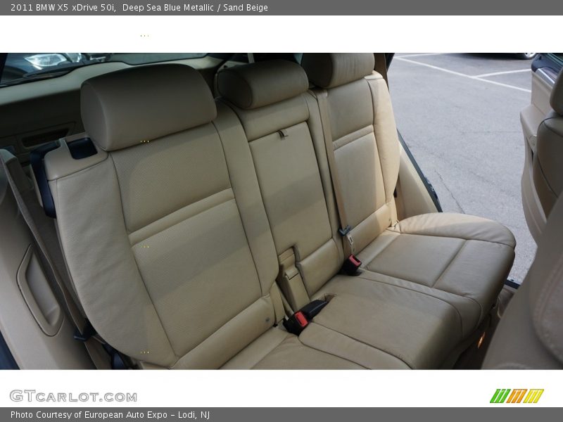 Deep Sea Blue Metallic / Sand Beige 2011 BMW X5 xDrive 50i