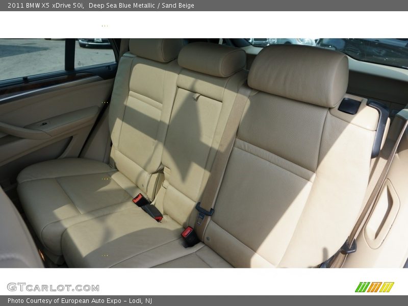 Deep Sea Blue Metallic / Sand Beige 2011 BMW X5 xDrive 50i