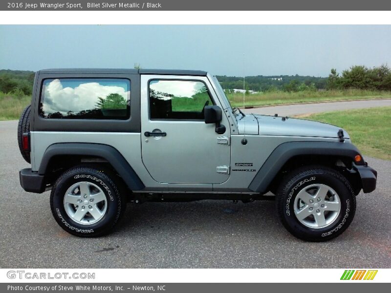 Billet Silver Metallic / Black 2016 Jeep Wrangler Sport