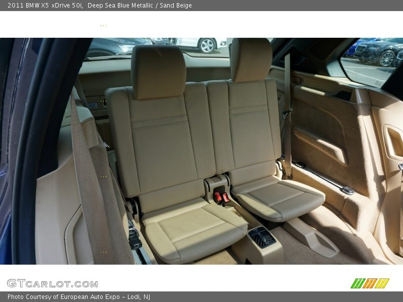 Deep Sea Blue Metallic / Sand Beige 2011 BMW X5 xDrive 50i