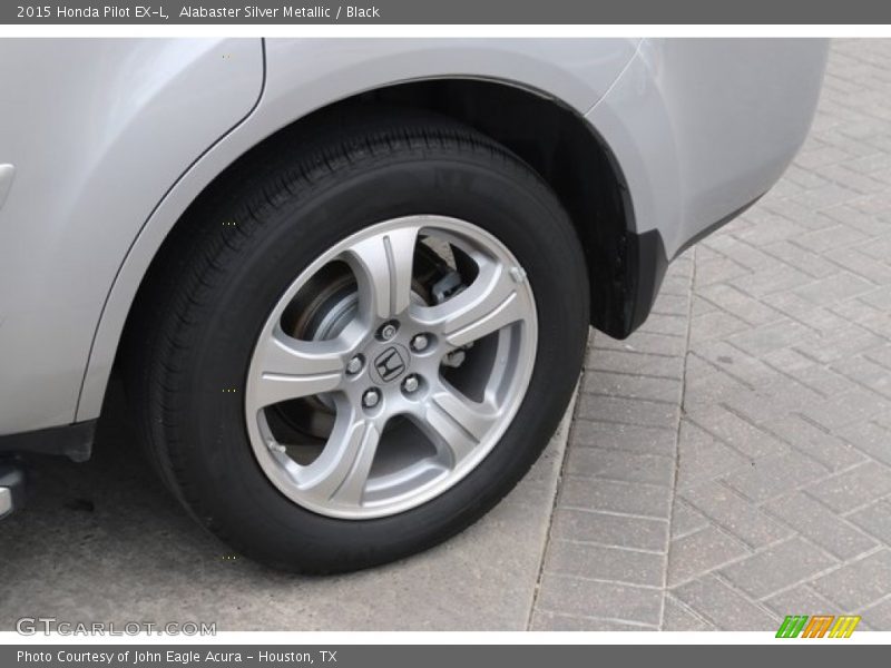Alabaster Silver Metallic / Black 2015 Honda Pilot EX-L