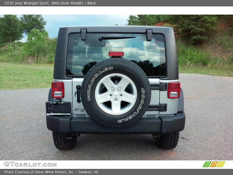 Billet Silver Metallic / Black 2016 Jeep Wrangler Sport