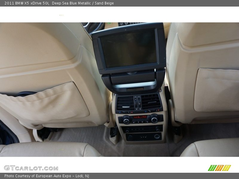 Deep Sea Blue Metallic / Sand Beige 2011 BMW X5 xDrive 50i