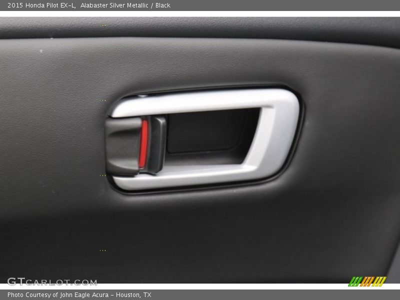 Alabaster Silver Metallic / Black 2015 Honda Pilot EX-L