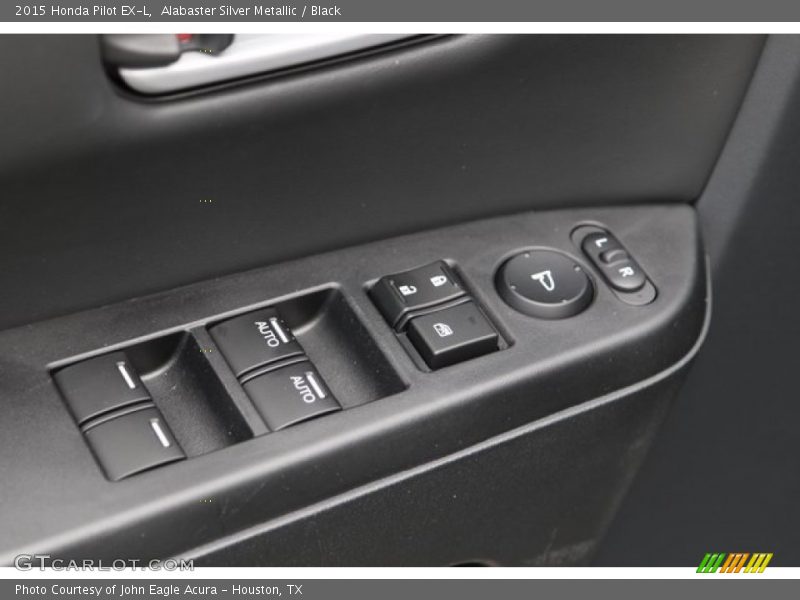 Alabaster Silver Metallic / Black 2015 Honda Pilot EX-L