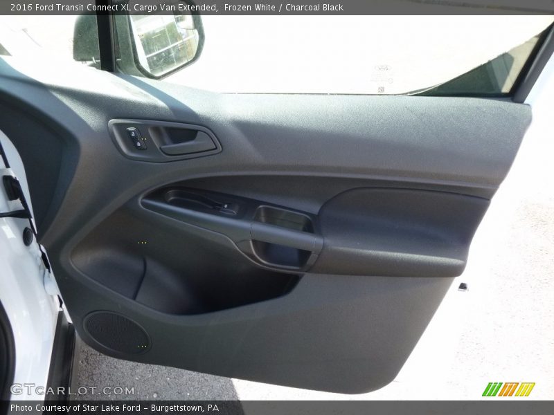 Frozen White / Charcoal Black 2016 Ford Transit Connect XL Cargo Van Extended