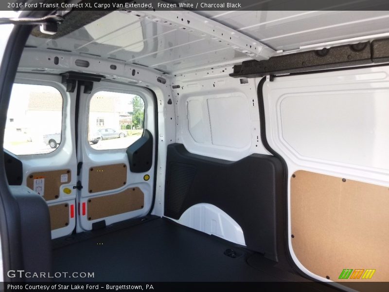 Frozen White / Charcoal Black 2016 Ford Transit Connect XL Cargo Van Extended