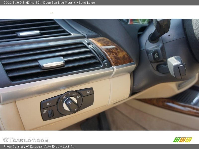 Deep Sea Blue Metallic / Sand Beige 2011 BMW X5 xDrive 50i
