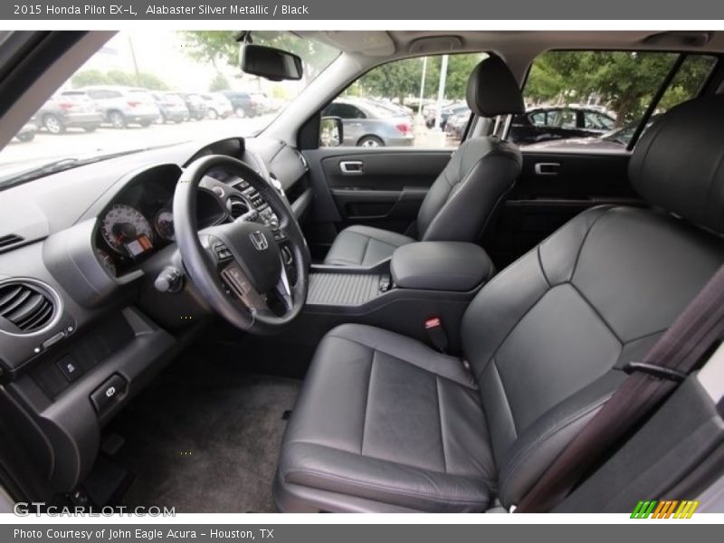 Alabaster Silver Metallic / Black 2015 Honda Pilot EX-L