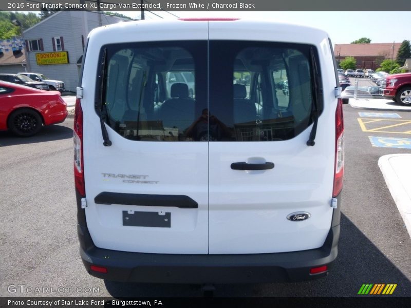 Frozen White / Charcoal Black 2016 Ford Transit Connect XL Cargo Van Extended