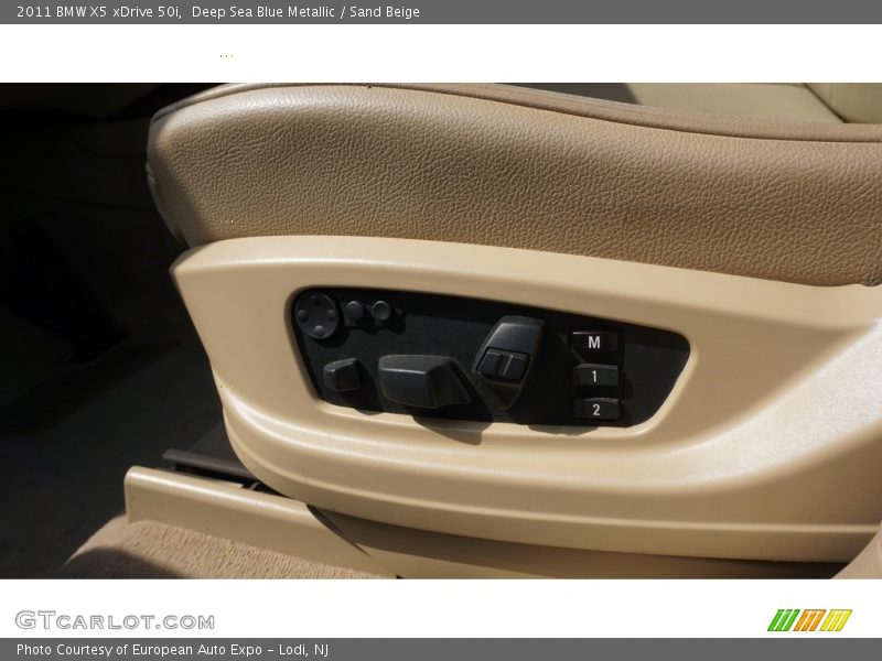 Deep Sea Blue Metallic / Sand Beige 2011 BMW X5 xDrive 50i