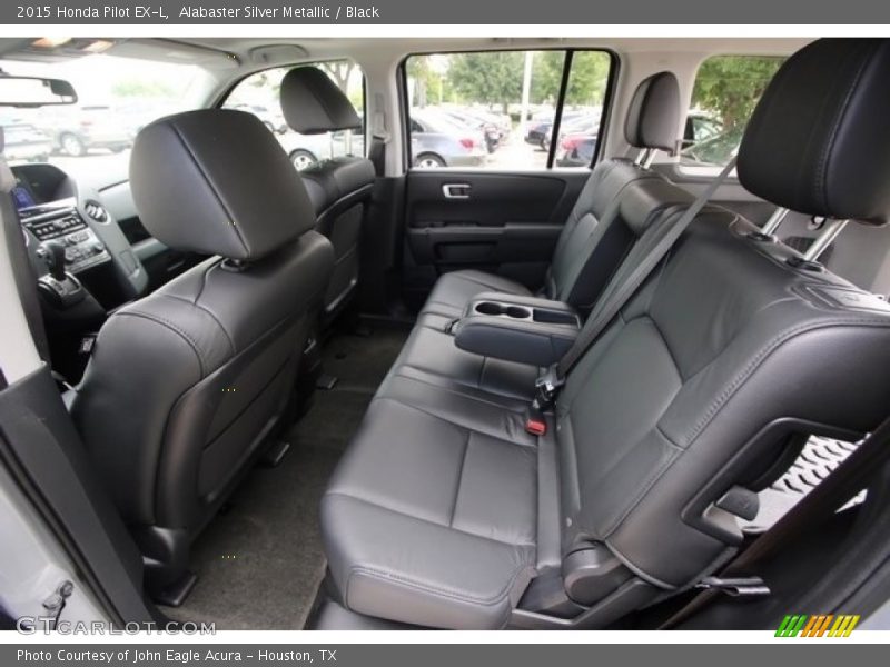 Alabaster Silver Metallic / Black 2015 Honda Pilot EX-L