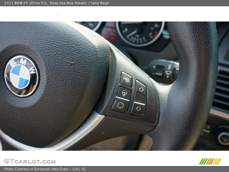 Deep Sea Blue Metallic / Sand Beige 2011 BMW X5 xDrive 50i
