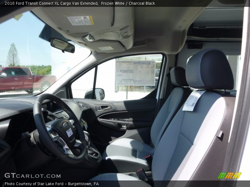 Frozen White / Charcoal Black 2016 Ford Transit Connect XL Cargo Van Extended