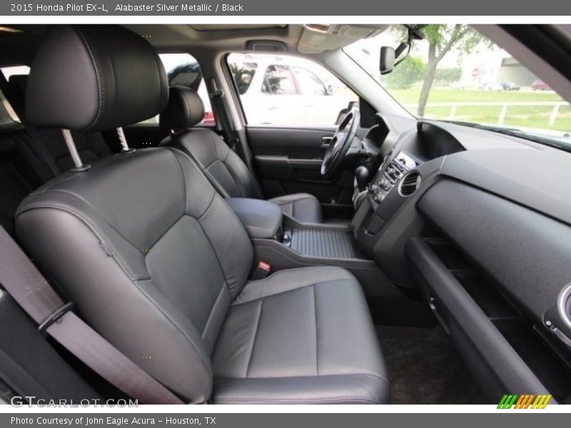 Alabaster Silver Metallic / Black 2015 Honda Pilot EX-L