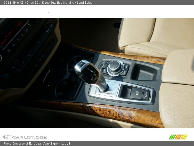 Deep Sea Blue Metallic / Sand Beige 2011 BMW X5 xDrive 50i