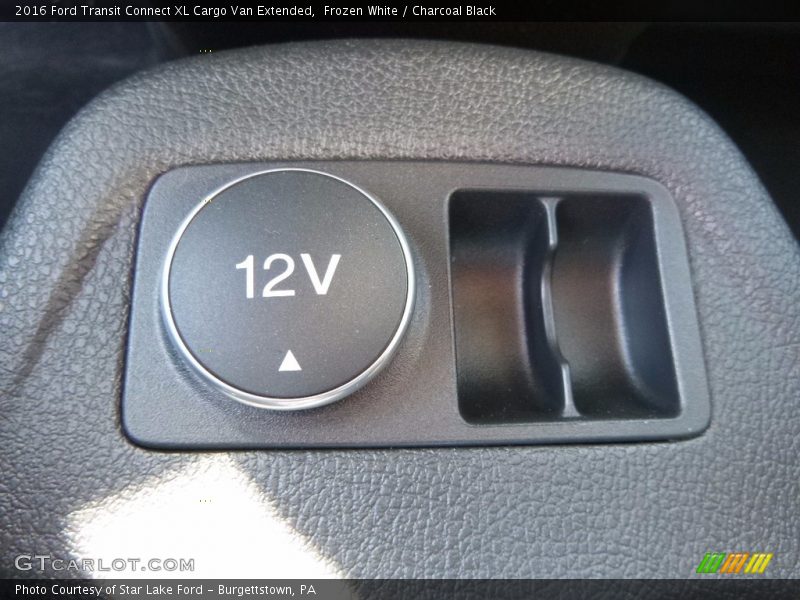 Frozen White / Charcoal Black 2016 Ford Transit Connect XL Cargo Van Extended