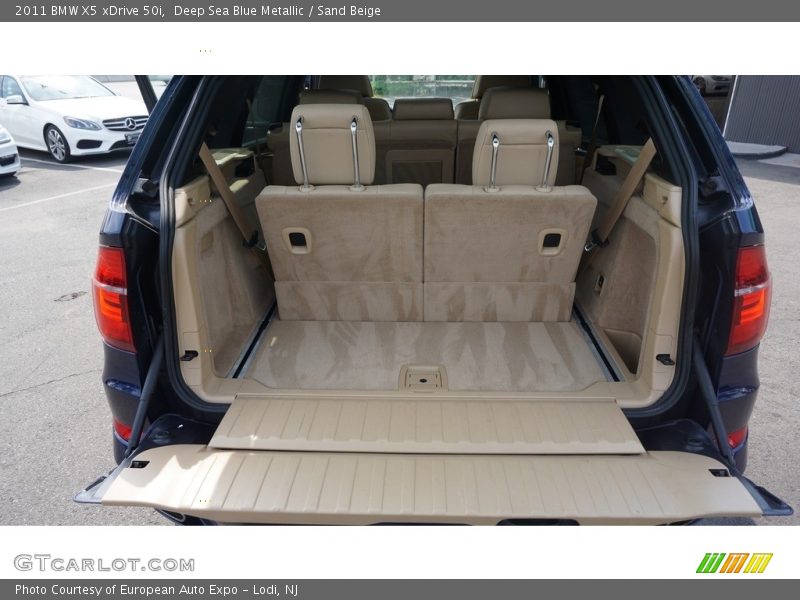 Deep Sea Blue Metallic / Sand Beige 2011 BMW X5 xDrive 50i