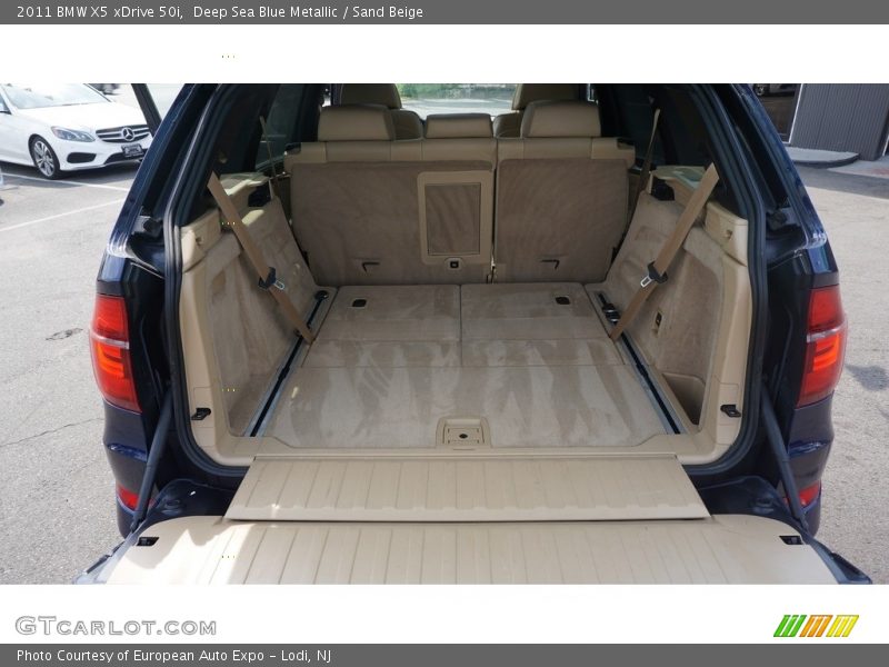 Deep Sea Blue Metallic / Sand Beige 2011 BMW X5 xDrive 50i