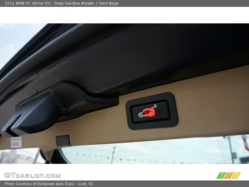 Deep Sea Blue Metallic / Sand Beige 2011 BMW X5 xDrive 50i