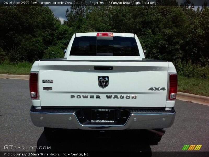 Bright White / Canyon Brown/Light Frost Beige 2016 Ram 2500 Power Wagon Laramie Crew Cab 4x4