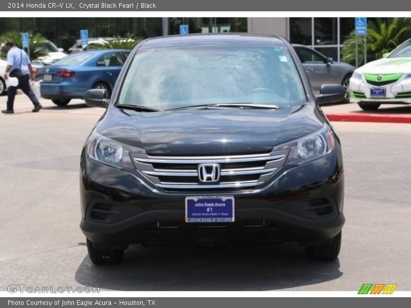 Crystal Black Pearl / Black 2014 Honda CR-V LX